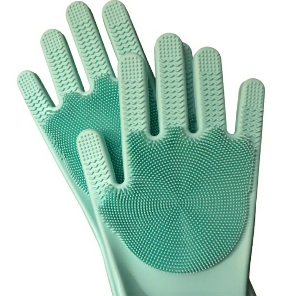Silicone Scrubber Bristly Gloves NWOT!